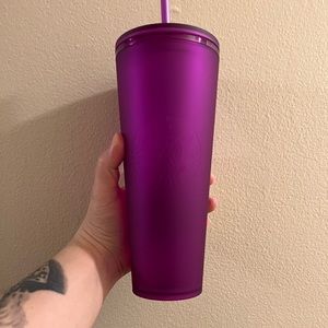 Starbucks soft touch purple tumbler